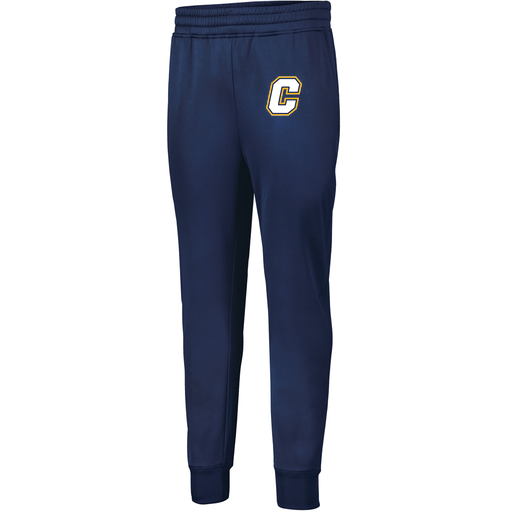 [5566.065.XS-LOGO2] Men's PERFORMANCE FLEECE JOGGER (Adult XS, Navy, Logo 2)