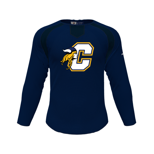 [CUS-DFW-PULL-FLC-CNK-LSL-NVY-YS-LOGO1] Pullover (Youth S, Navy, Logo 1)