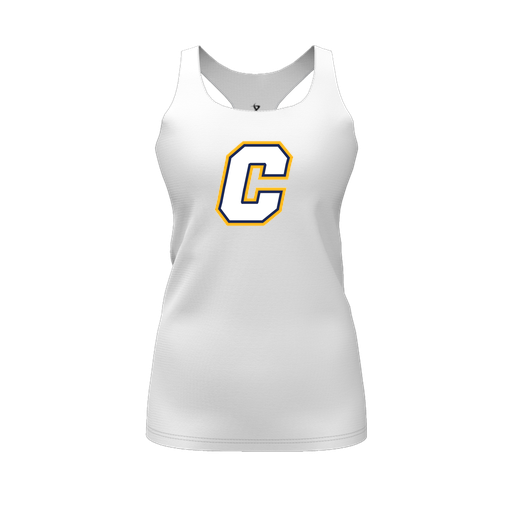 [FT0TRBWH-FYS-LOGO2] Decker Racerback Tank Top (Female Youth S, White, Logo 2)