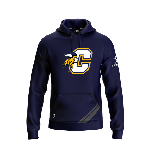 [FOLHSMNV-YXS-LOGO1] Decker Summit Hoodie (Youth XS, Navy, Logo 1)