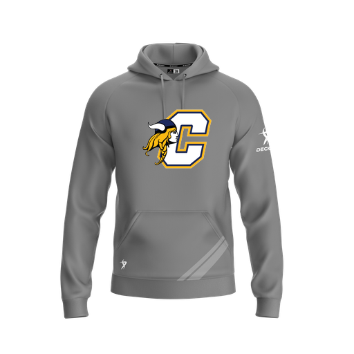 [FOLHSMGY-YXS-LOGO1] Decker Summit Hoodie (Youth XS, Gray, Logo 1)