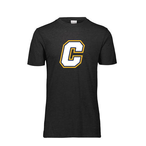 [FTSCUBBK-AS-LOGO2] Decker Men's Tri-Blend T-Shirt - Short Sleeve (Adult S, Black, Logo 2)