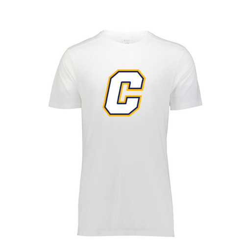 [FTSCUBWH-AS-LOGO2] Decker Men's Tri-Blend T-Shirt - Short Sleeve (Adult S, White, Logo 2)