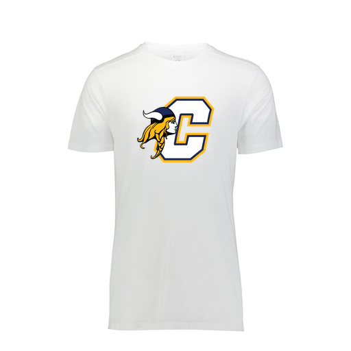 [FTSCUBWH-YS-LOGO1] Decker Youth Tri-Blend T-Shirt - Short Sleeve (Youth S, White, Logo 1)