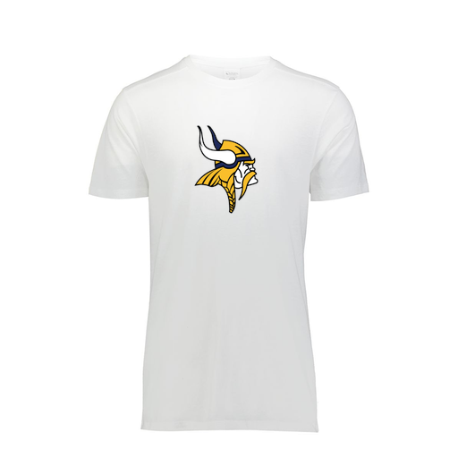 [FTSCUBWH-YS-LOGO3] Decker Youth Tri-Blend T-Shirt - Short Sleeve (Youth S, White, Logo 3)