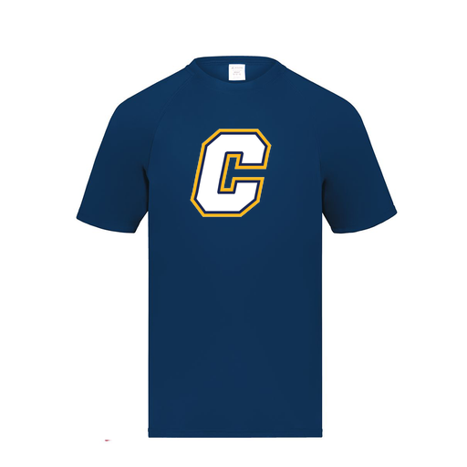 [2791.065.S-LOGO2] Youth Smooth Sport T-Shirt (Youth S, Navy, Logo 2)