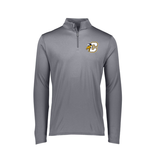 [FTLQFLGY-FAXS-LOGO1] Decker Women's Flex-Lite 1/4 Zip Shirt (Female Adult XS, Gray, Logo 1)