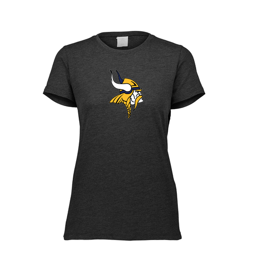[FTSCUBBK-FAXS-LOGO3] Decker Women's Tri-Blend T-Shirt - Short Sleeve (Female Adult XS, Black, Logo 3)