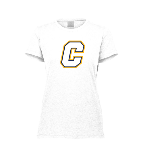 [FTSCUBWH-FAXS-LOGO2] Decker Women's Tri-Blend T-Shirt - Short Sleeve (Female Adult XS, White, Logo 2)