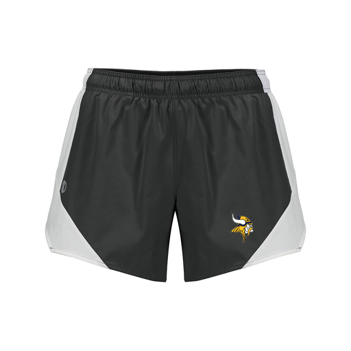 [229489.420.S-LOGO3] Girls Olympus Shorts (Female Youth S, Black, Logo 3)