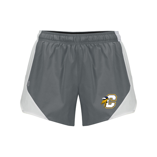 [229489.R04.S-LOGO1] Girls Olympus Shorts (Female Youth S, Gray, Logo 1)