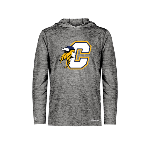 [FOLHCGBK-AS-LOGO1] Decker Men's Charge Hoodie (Adult S, Black, Logo 1)